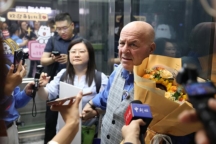 美国友人“赛考斯”抵达北京